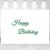 7x5ft Green Happy Birthday Backdrop White Birthday Minimalist Art Photo Photography Background Kids Adults Birthday Party Banner Decorations Supplies Photo Studio Props