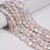 8-9mm Natural White Fresh Water Pearl Coin Shape Beads for Jewelry Making