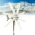 8000W DC Wind Turbine Generator Kit for Home and Marine Power Generation – Vertical Axle Design with 8 Blades, Compatible with 12V/24V/48V Systems