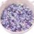 800pcs Glitter Flower Bulk Loose Sequins 6/8mm Iridescent Cup Spangles(Purple,6mm)