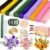 800 PCS Pipe Cleaner Craft kit, Pipe Cleaner Flower Kit with Instruction,10 Color Chenille Stems, DIY Art Craft Supplies,Handmade Gifts, with Pearl, Flower stem,Tape, Stamen