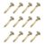 800 Pcs Round Head Split Pins Metal Brads for Scrapbooking Cardmaking DIY Decoration