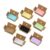 800pcs X2 Inch Blank Colored Notecards Heavyweight Paper Cards