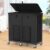 80 GAL Laundry Hamper with Lid, Rolling Laundry Basket with Wheels and Bag
