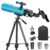 80mm Aperture Astronomical Telescope for Adults & Kids Age 6+: High Powered Portable Refracting High Powered FMC Beginners Explorer Scope for Moon Planet Stars Gazing with Professional Tripod