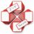 80 Pack Dry Erase Magnetic Labels, 2 x 4 Inch Reusable Write-On Labels for Metal Shelves, Cabinets and Lockers, Red Border