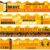 80 Pcs Childhood Cancer Awareness Bulletin Board Borders Gold Ribbon Design