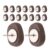 80Pcs Coffee Bean Pushpins Resin Thumb Tacks for Bulletin Board Photo Holder Office School Decor