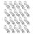 80pcs Multi-Function Stainless Steel Clothes Pins 5.5cm Silver