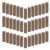 80pcs Small Wood Craft Sticks Rustic Wooden Pieces for Decoration