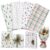 80 Sheets Christmas Tissue Paper, Red Green Gift Wrapping Paper, 4 Designs