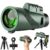 80X100 Monocular Telescope for Adults, with Tripod & Phone Holder