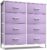 Sorbus Kids Dresser with 8 Drawers – Storage Unit Organizer Chest for Clothes – Bedroom, Kids Room, Nursery, & Closet (Purple, 31.5 x 12 x 32-8 Drawer)