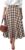 ANRABESS A-Line Plaid Maxi Skirts