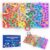 Sensory Activity Board, Fidget Toys for Kids & Adults with Shape Matching, Quiet Busy Board for Travel, Airplane, Car & Classroom, Calming Sensory Toy for Focus & Relaxation, Autism & ADHD Support