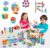 AOSITE 234 PCS STEM Marble Run Building Learning Toy Kid Gift Construction Race Track Marbles Run Building Block for 4 5 6 7 8 9 10 11 12Years, Creative Marble Run Games Boy Girl Birthday Xmas Present