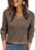 DANCINGYARNS V Neck Wool Sweater
