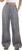 ANRABESS Striped Gingham Pants
