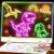 16 Inch LED Drawing Board for Kids – USB C Rechargeable 7 Color Light Up Acrylic Note Pad with Stand, 13.7″x10″ Dry Erase Board, 7 Markers & Tracing Book, Gifts for Girls 6-12 Year Old