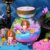 Winnrok Mermaid Terrarium Kit for Girls – DIY Night Light Craft with 13-Color LED, Remote & Timer. Ideal Easter Basket Stuffers, Birthday Gift for Kids Ages 4-8-12. Create Underwater Garden
