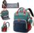 Awanhe Diaper Bag, Backpack with Changing Station, Waterproof Baby Bag for Boys & Girls, USB Charging Port for Parents, Travel Backpack Baby Essentials & Lovely Baby Shower Gifts, RGB