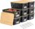 Anysig 8 Pack Plastic Storage Bins with Bamboo Lids, 5.2 QT Stackable Bins