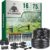 Drip Irrigation System for Garden, 2026-Upgraded Quick Connect Garden Watering Kit All-in-One with 1/2 inch 1/4 inch Irrigation Tubing for Garden, Lawn, Greenhouse, Raised Beds (91FT)