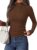 PRETTYGARDEN Womens Quarter Zip Long Sleeve Shirts
