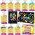 Party Favors for Kids 4-8-12: 16 Pack Scratch Rainbow Art Crafts Notebook | Coloring Book Goodie Bags Stuffers Kit, Bulk Birthday Gift Classroom Prizes Girl Boy Toddler