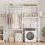 IDEALHOUSE 30″ Adjustable Washer Dryer Shelf