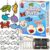 CZTCDP 3D Art Magic Foam Texture Painting Kit, Ocean Animals 15 Pcs Mess Free Craft Kit for Kids – Screen Free Play, Creative Birthday Christmas Gift for Boys and Girls Ages 3-10