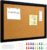 Felt Cork Board for Wall Decor, 36″ x 24″ Framed Bulletin Board for Office & Home, Decorative Pin Board with Durable Cork Surface for Notes, Photos & Reminders