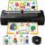 Laminator, A3 Laminator Machine with Built-in Trimmer, 70 Seconds Quick Warm-Up, Cold and Thermal Laminating with 50 Sheets, NTC Technology for Home Office School (A3+50pics)