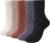 SISOSOCK 5 Pairs Soft Casual Sleep Comfy Socks
