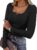 ANRABESS Long Sleeve Henley Tops