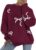 PRETTYGARDEN Women Long Sleeve Cute Bow Oversized Sweater