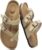 DREAM PAIRS Women’s Cork Sandals Suede Leather Insole Slides Walking Sandals