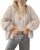 BTFBM Cardigan Sweaters for Women Fall Fashion Clothes 2026,Apricot,S