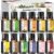 Essential Oils Set, 12 Scents, 10 ML Bottles, Lavender, Lemon, Rose, Jasmine, Vanilla, Sandalwood and More, for Humidifiers, Diffusers, Aromatherapy