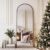 Full Length Mirror, 58″ x 21″ Arched Full Body Mirror Large Standing Floor Mirrors, Mirrors for Bedroom, Bathroom, Living Room Standing or Wall Leaning, Black