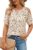 ANGASHION Cold Shoulder Tops