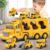 Beby Buty 5 in 1 Construction Trucks Cars Toys for Toddlers 3-5