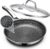 OATOFP Non Stick Frying Pans 12 inch, Hybrid Improved Version Frying Pan Nonstick with Lid, Stainless Steel Skillet, Dishwasher and Oven-Safe Chef & Quiche Pans, PFOA Free Cookware