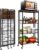 GARVEE 4-Tier Wooden Folding Storage Shelf Cart