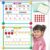 PraxiKidy Giant 16.9″ x 12.7″ Phonemic Awareness 6 Pack Sound Dry Erase Card,Syllable Speech Therapy Phonics Games,Science Reading Manipulative Preschool Kindergarten Classroom Teacher Supplies