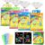 ZMLM 4 Pack Scratch Art Party Favors: Birthday Party Favors for Kids 4-8, Bulk Rainbow Scratch Notebook Paper Pads, Goodie Bags Stuffers Girls Boys Classroom Gifts Crafts Toys Easter Basket Stuffers