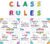 Decorably 20 Colorful Class Rules Poster for Classroom
