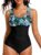 HUSKARY Womens One Piece Swimsuit