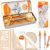 YPLUS Geometry Set, Protractor and Compass Set for Students, 11Pcs | Compass Drawing Tool with Metal Case, Protractor, Formula Card, Rulers, Mechanical Pen, School Supplies for Students