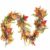 HIPTREE 6FT Fall Maple Leaf Garland